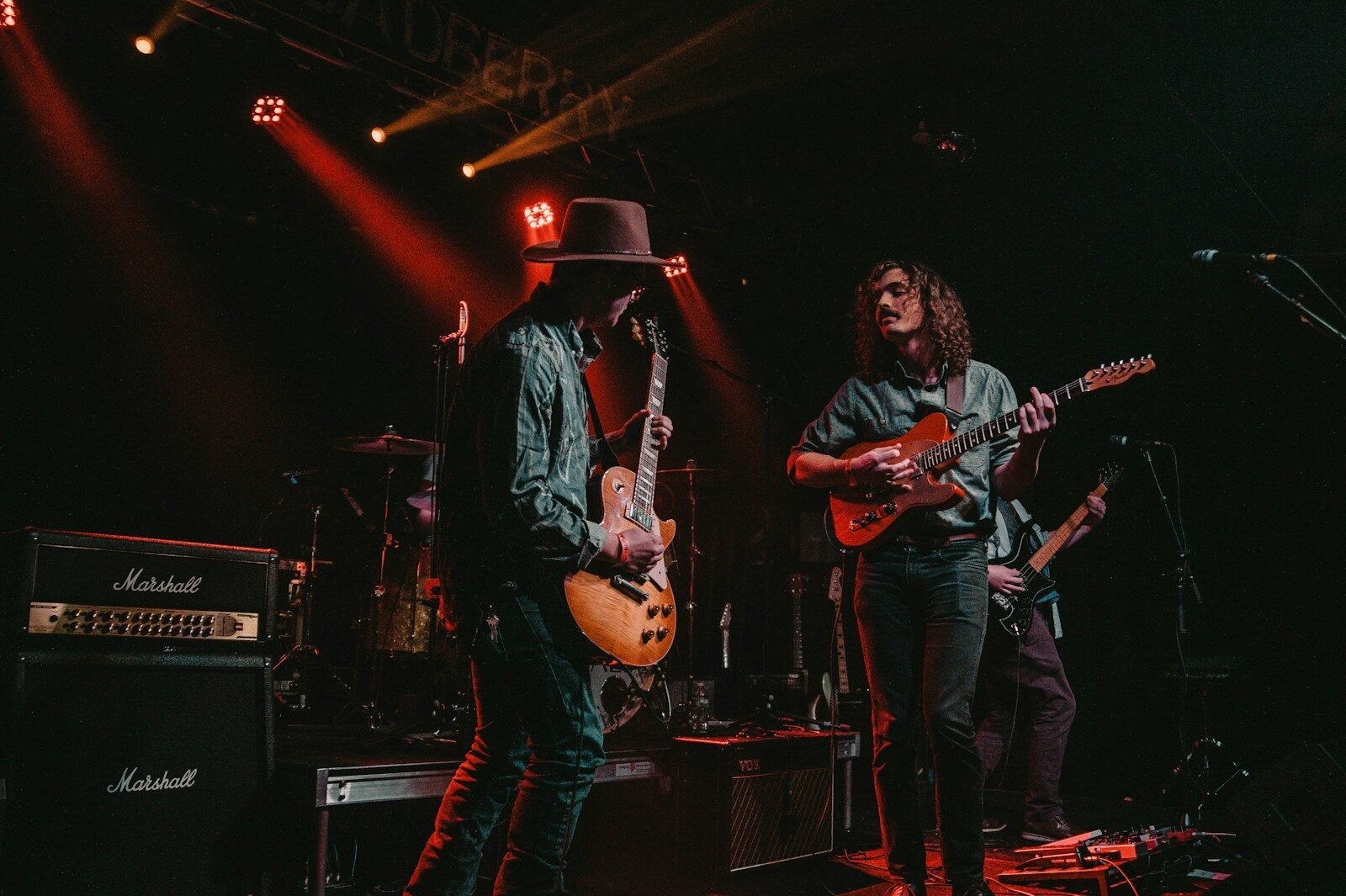 a group of men playing instruments